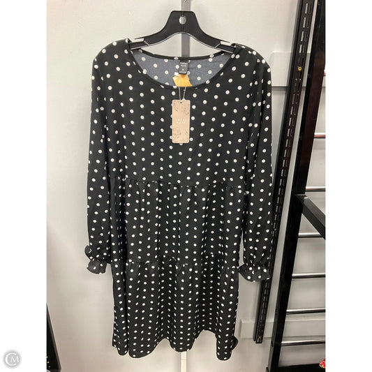 Dress Casual Short By Emery Rose In Polkadot Pattern, Size: M