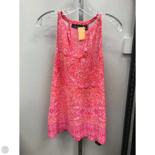 Top Sleeveless By Cynthia Rowley In Pink, Size: L