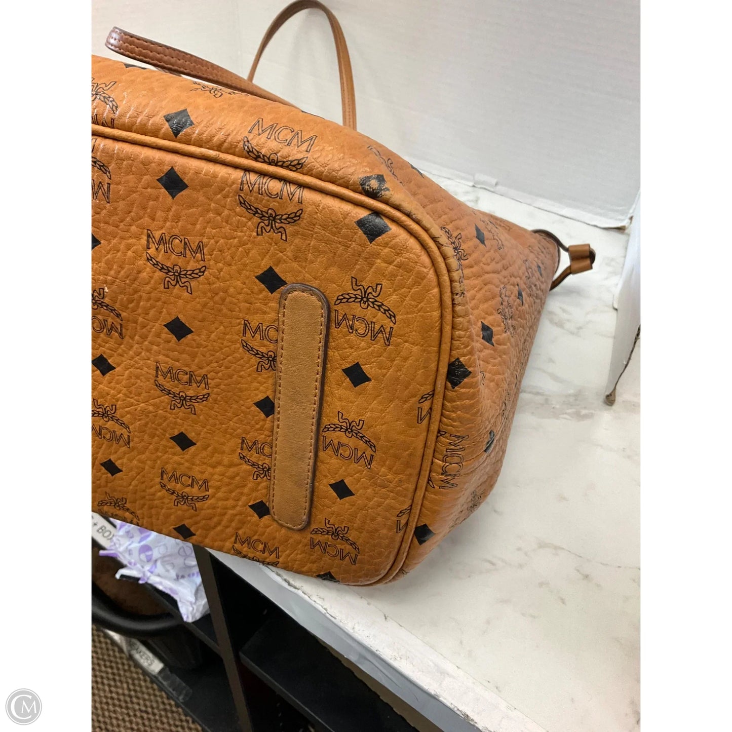 Handbag Luxury Designer By Mcm, Size: Large