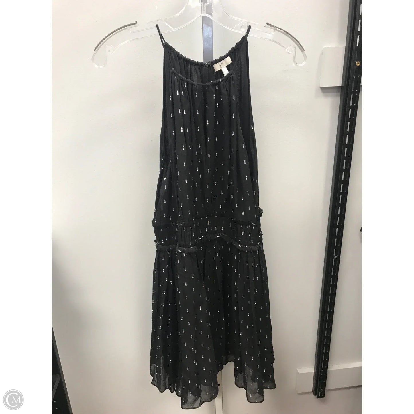 Dress Casual Short By Joie In Black & Silver, Size: Xs