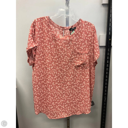 Top Short Sleeve By Buffalo David Bitton In Pink, Size: Xl