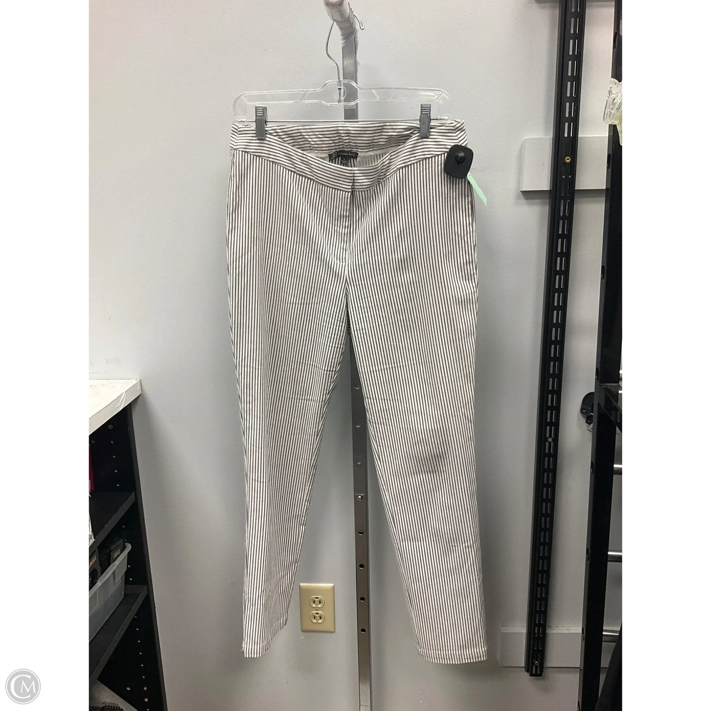 Pants Other By Adrianna Papell In Striped Pattern, Size: 8