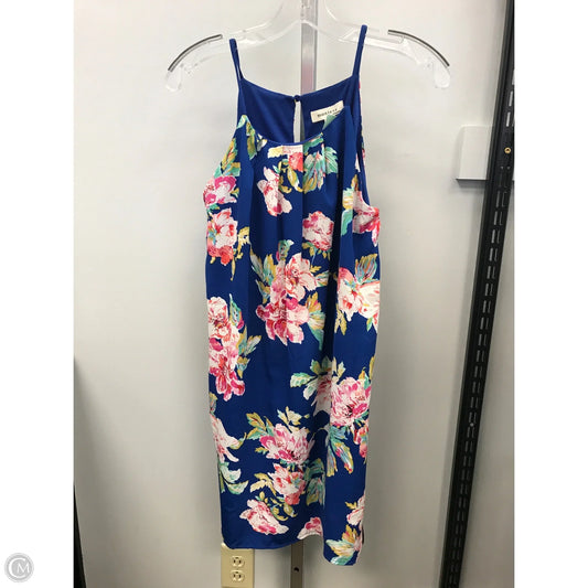 Dress Casual Short By Monteau In Floral Print, Size: M