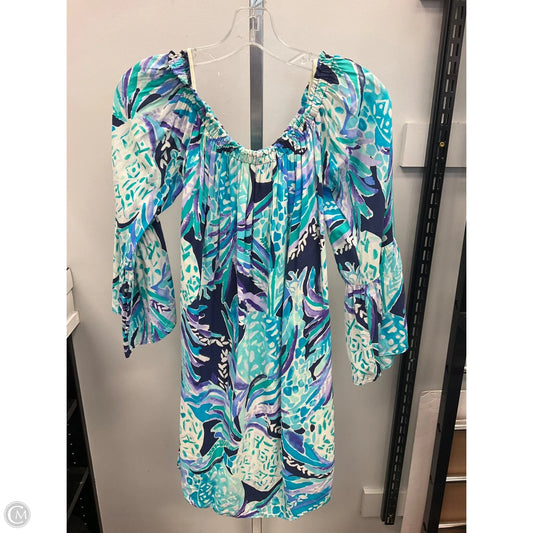 Dress Designer By Lilly Pulitzer In Blue & Green, Size: S
