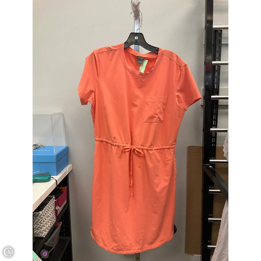 Dress Casual Short By Eddie Bauer In Orange, Size: M