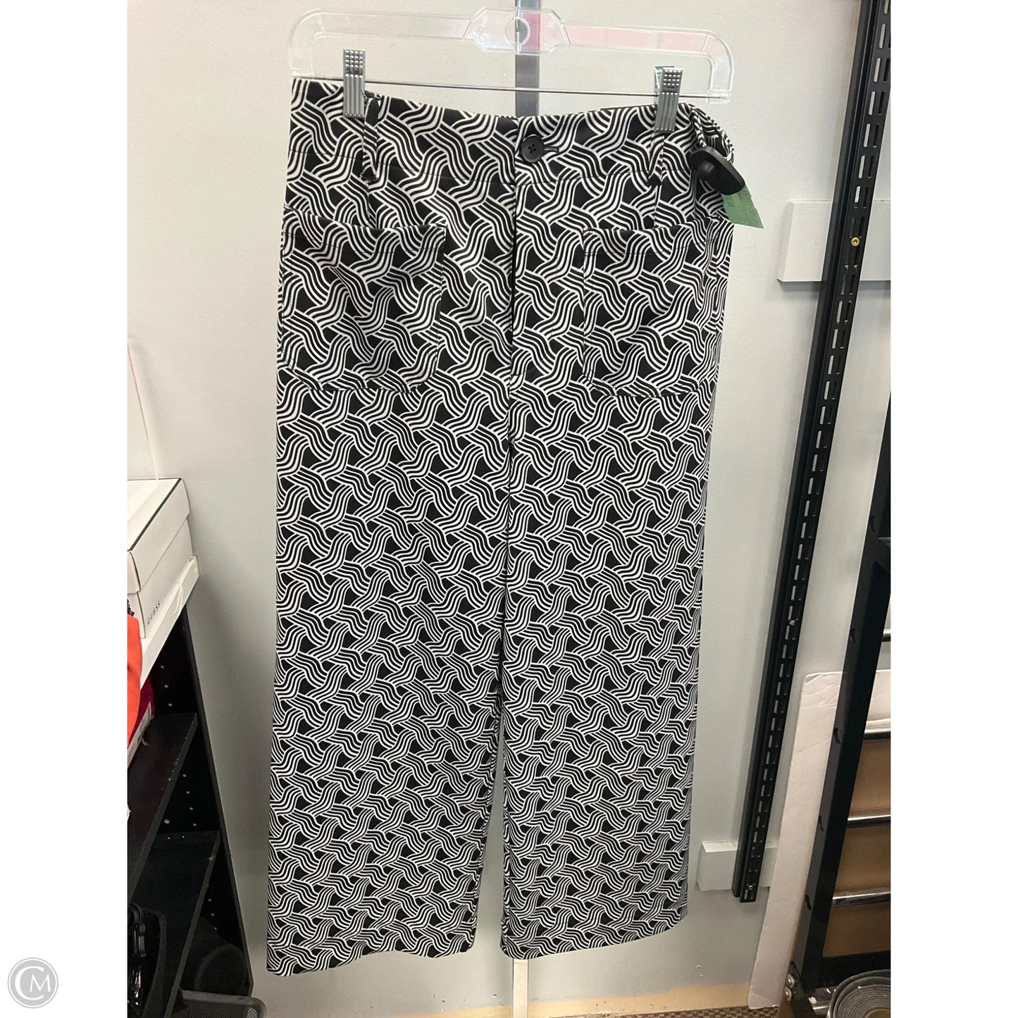 Pants Wide Leg By Jones New York In Black & White, Size: 8