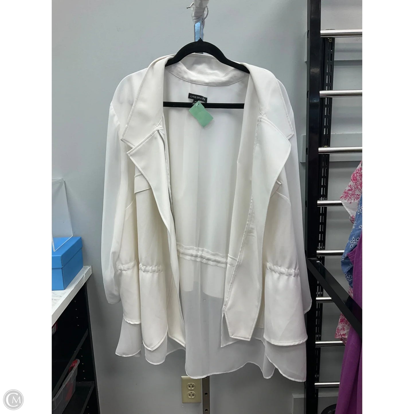 Jacket Other By Lane Bryant In White, Size: 4x