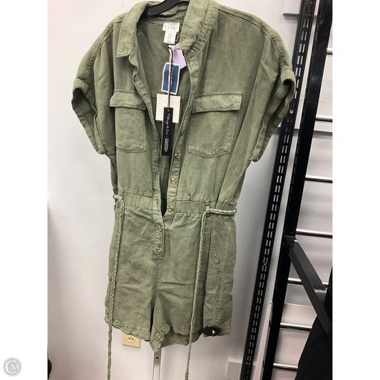 Romper By Nicole Miller In Green, Size: Xl