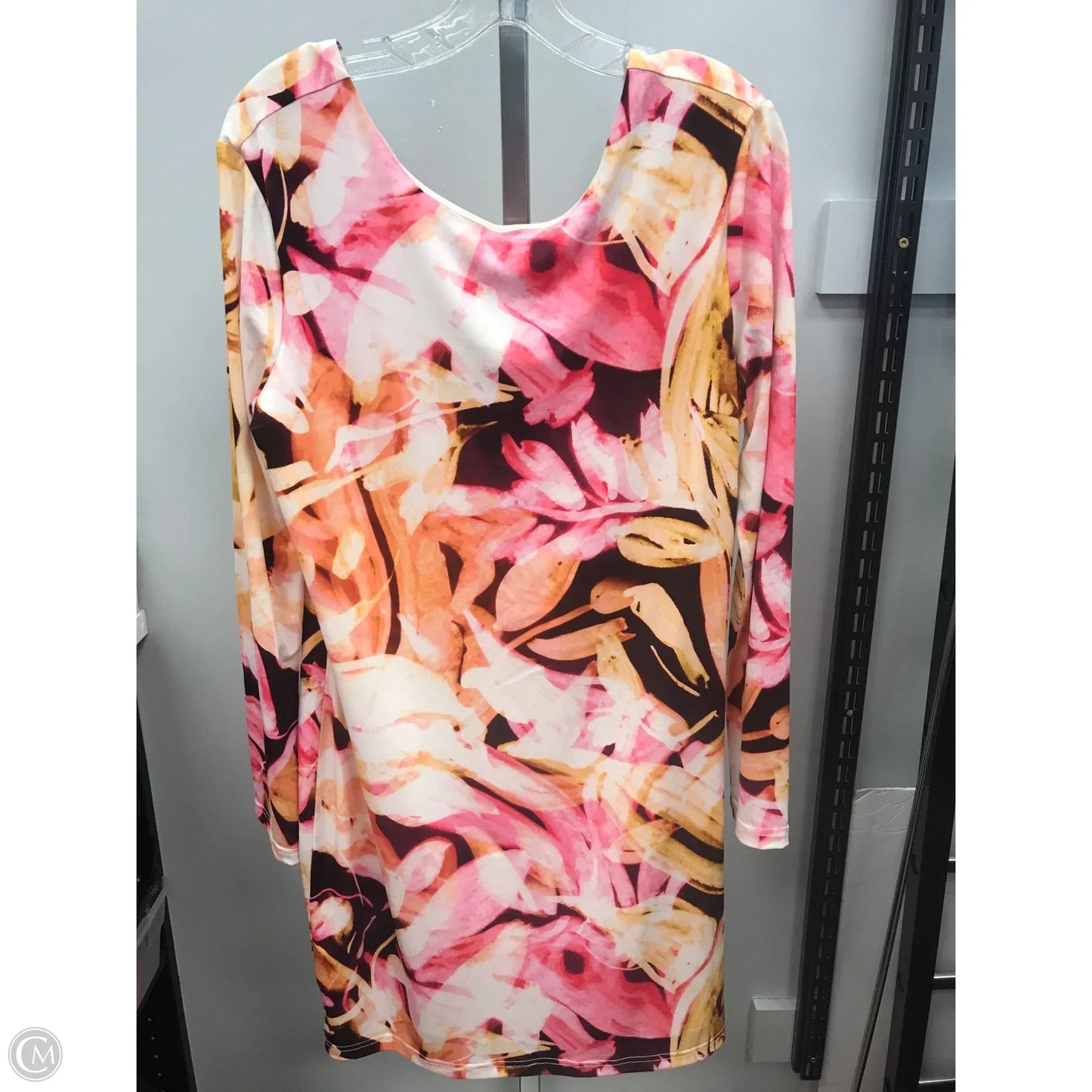 Dress Casual Short By Jennifer Lopez In Floral Print, Size: Xl