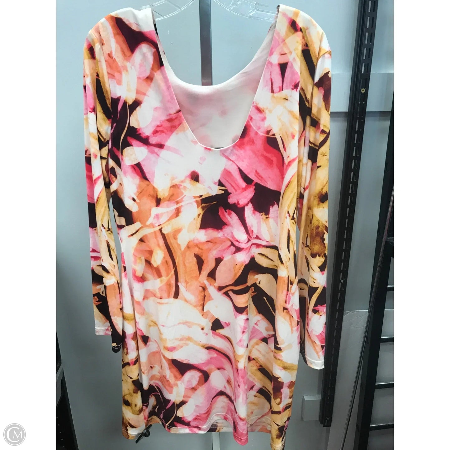 Dress Casual Short By Jennifer Lopez In Floral Print, Size: Xl
