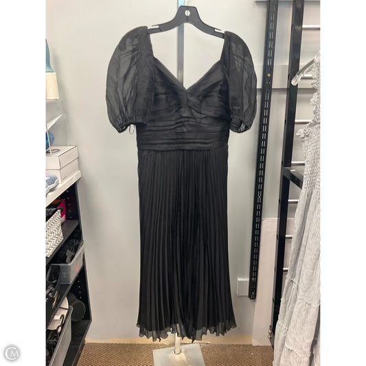 Dress Casual Midi By Abercrombie And Fitch In Black, Size: S
