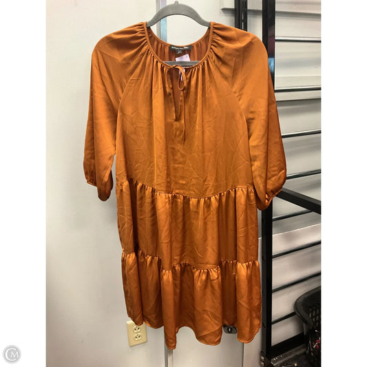 Dress Casual Short By Banana Republic In Copper, Size: Xs