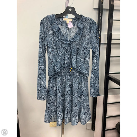 Dress Casual Short By Michael By Michael Kors In Blue, Size: S