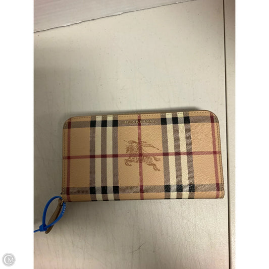 Wallet Luxury Designer By Burberry, Size: Large