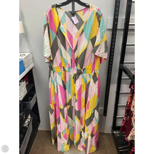 Dress Casual Midi By Torrid In Multi-colored, Size: 4x