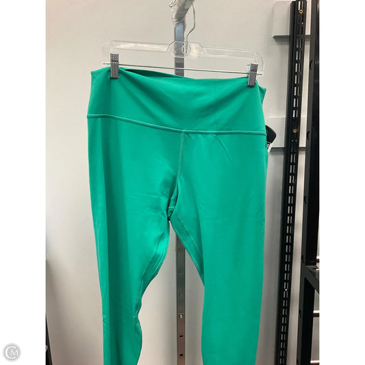Athletic Leggings By Lululemon In Green, Size: 16