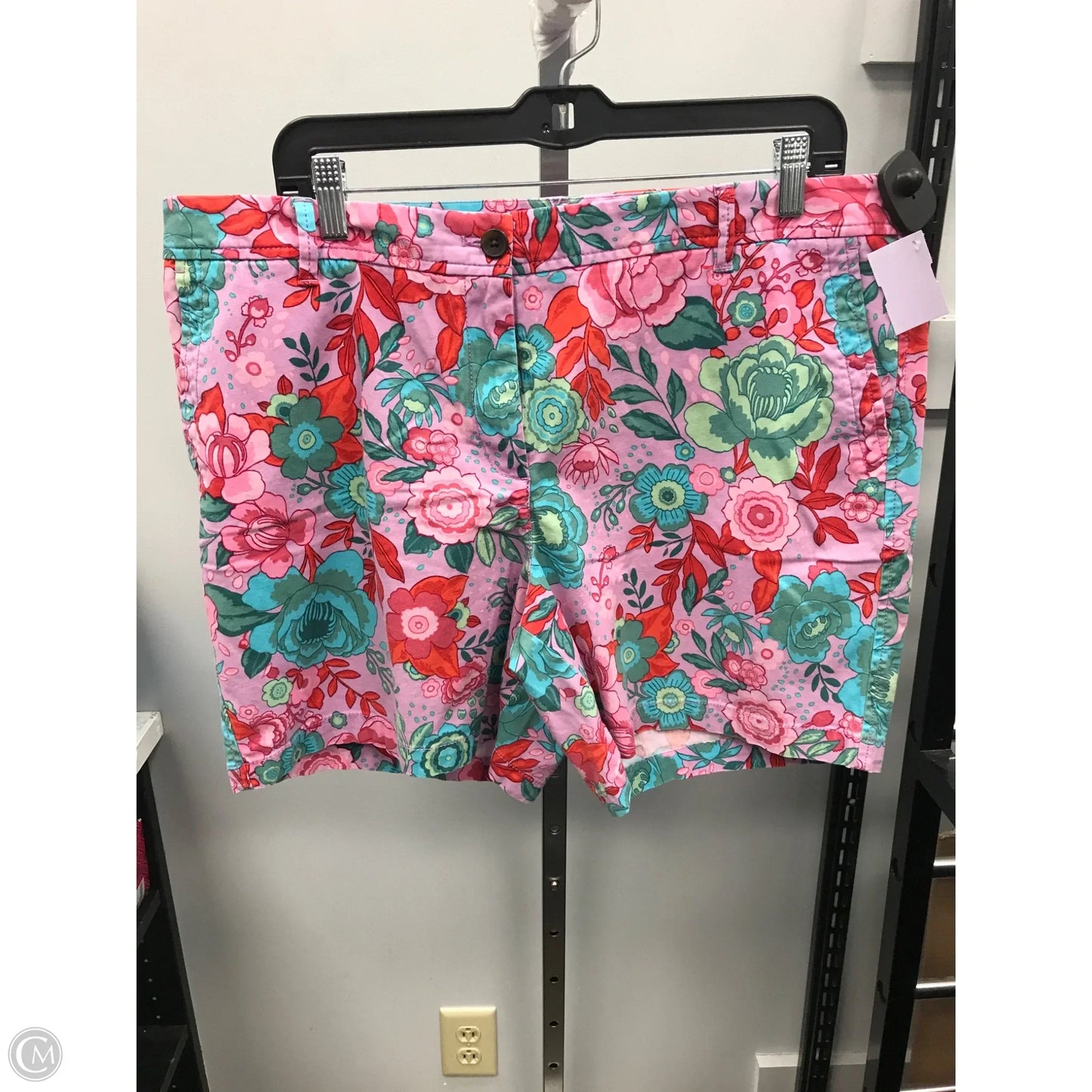 Shorts By Talbots In Floral Print, Size: 16
