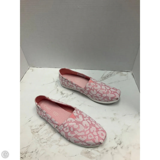 Shoes Flats By Toms In Pink, Size: 7.5