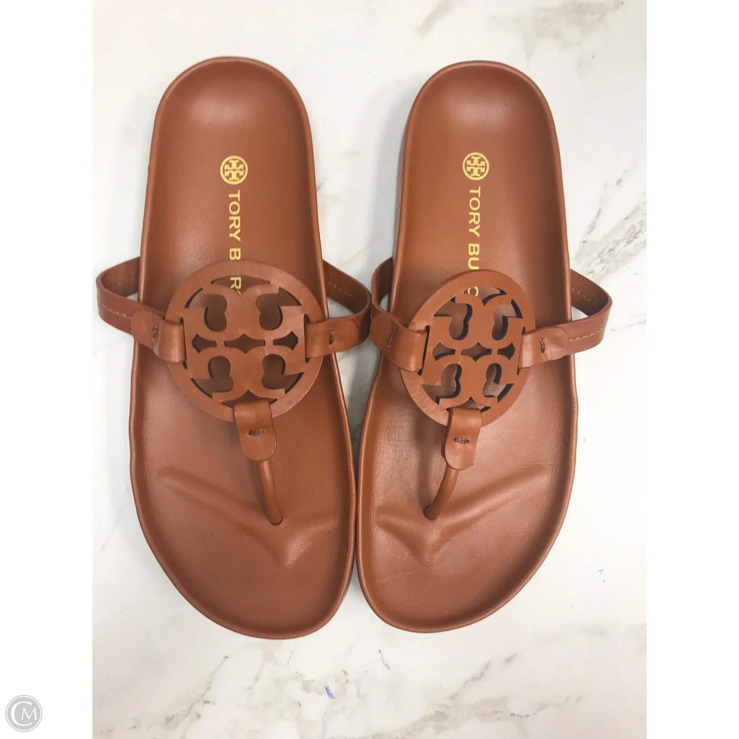 Sandals Designer By Tory Burch In Brown, Size: 9