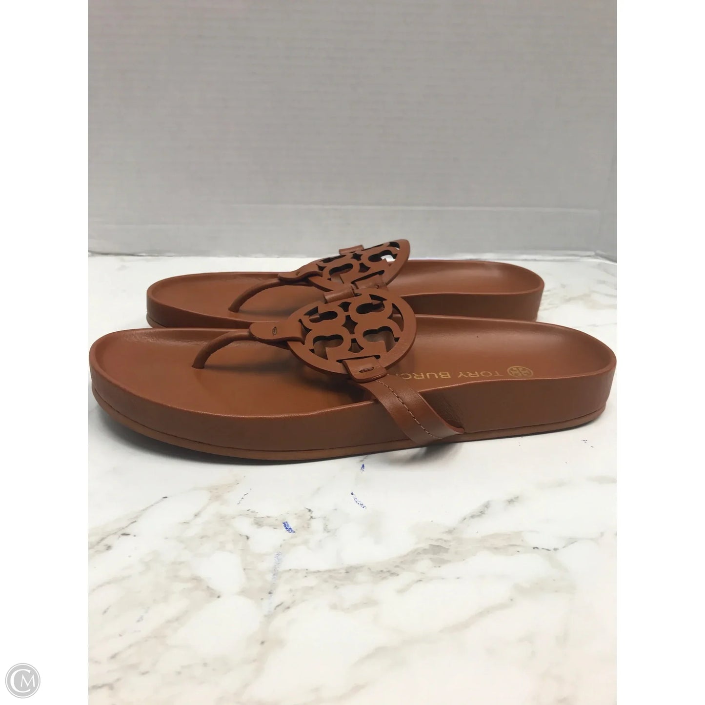 Sandals Designer By Tory Burch In Brown, Size: 9