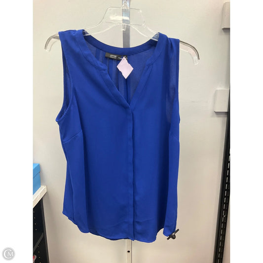 Top Sleeveless By Apt 9 In Blue, Size: M