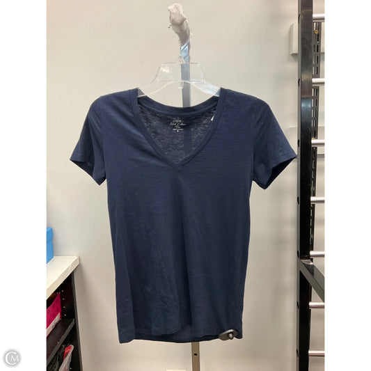 Top Short Sleeve Basic By J. Crew In Navy, Size: S