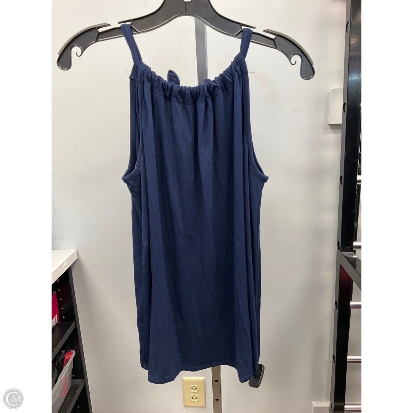 Top Sleeveless By Loveappella In Navy, Size: S