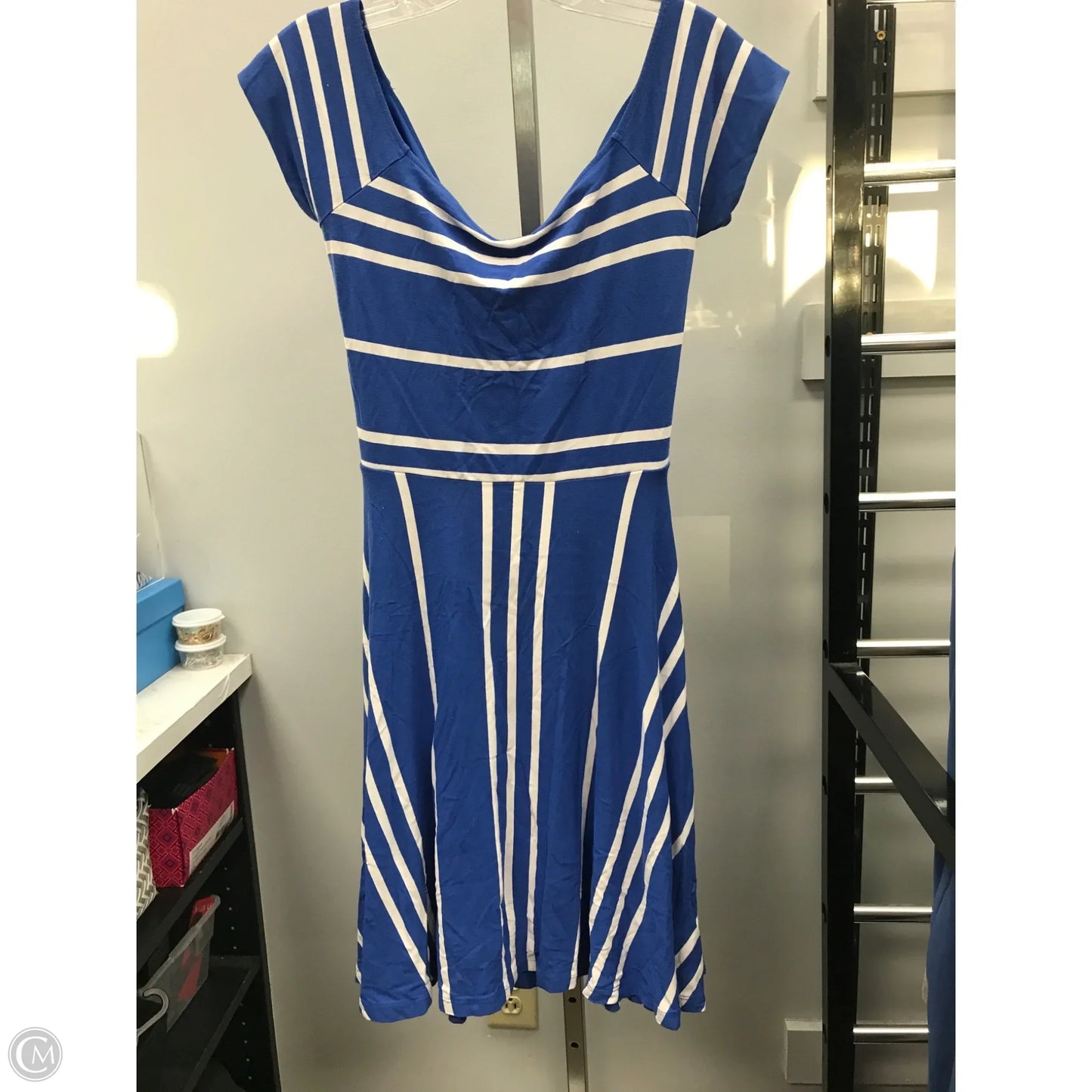 Dress Casual Short By Loft In Blue, Size: S