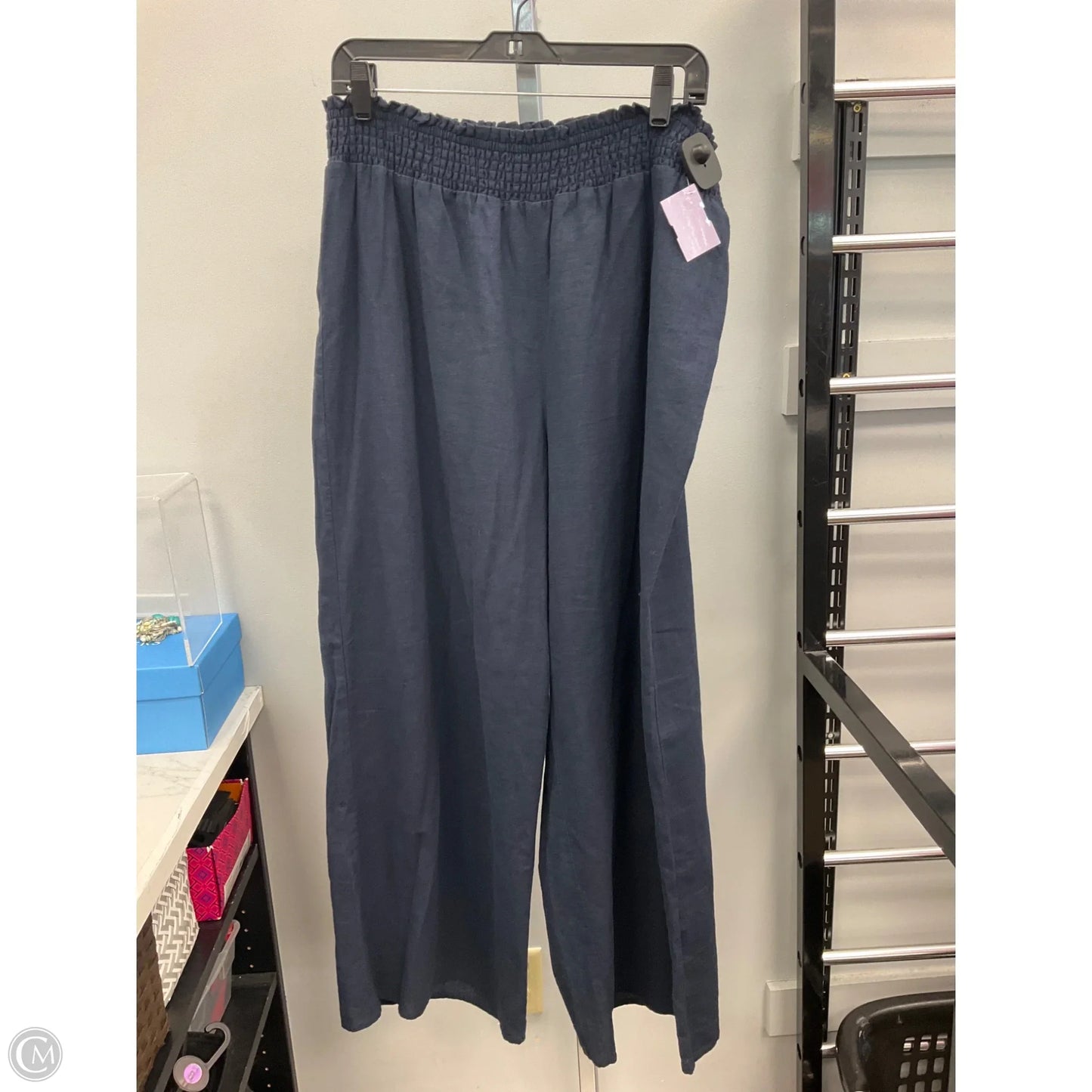Pants Wide Leg By Ellen Tracy In Navy, Size: Xl