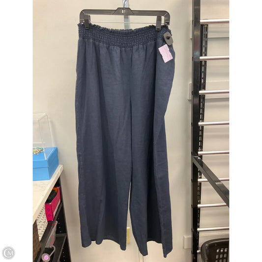 Pants Wide Leg By Ellen Tracy In Navy, Size: Xl