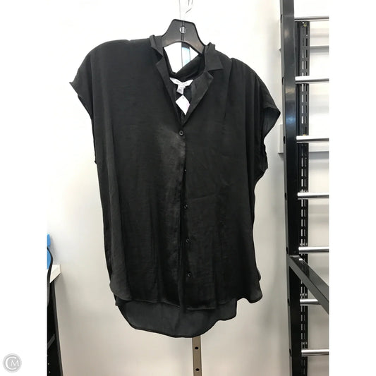 Top Short Sleeve By Nine West In Black, Size: M