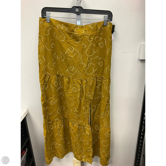 Skirt Midi By Nine West In Green, Size: L
