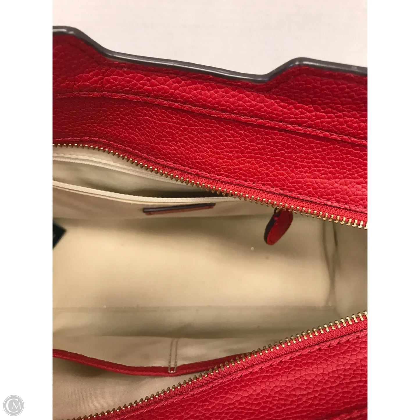 Handbag Leather By Lauren By Ralph Lauren, Size: Large