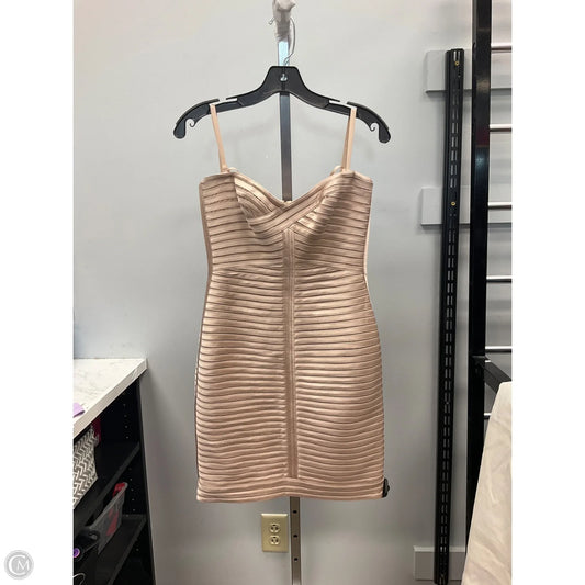 Dress Party Short By Bcbgmaxazria In Gold, Size: 6