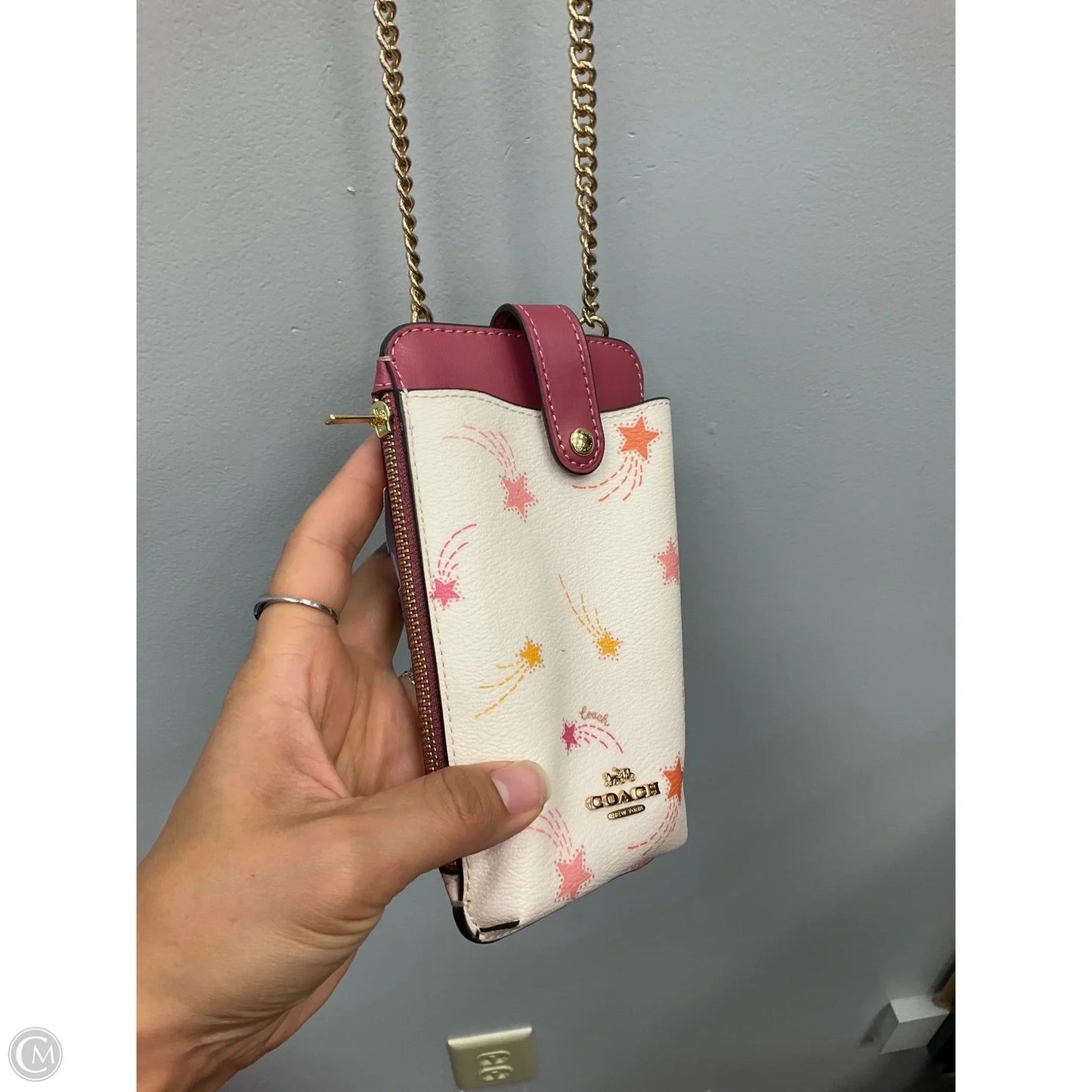 Phone Case Designer By Coach, Size: Small