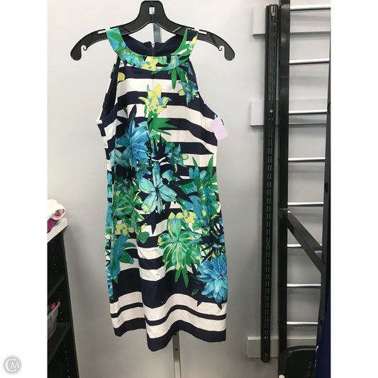 Dress Casual Short By Vince Camuto In Green & Yellow, Size: 2