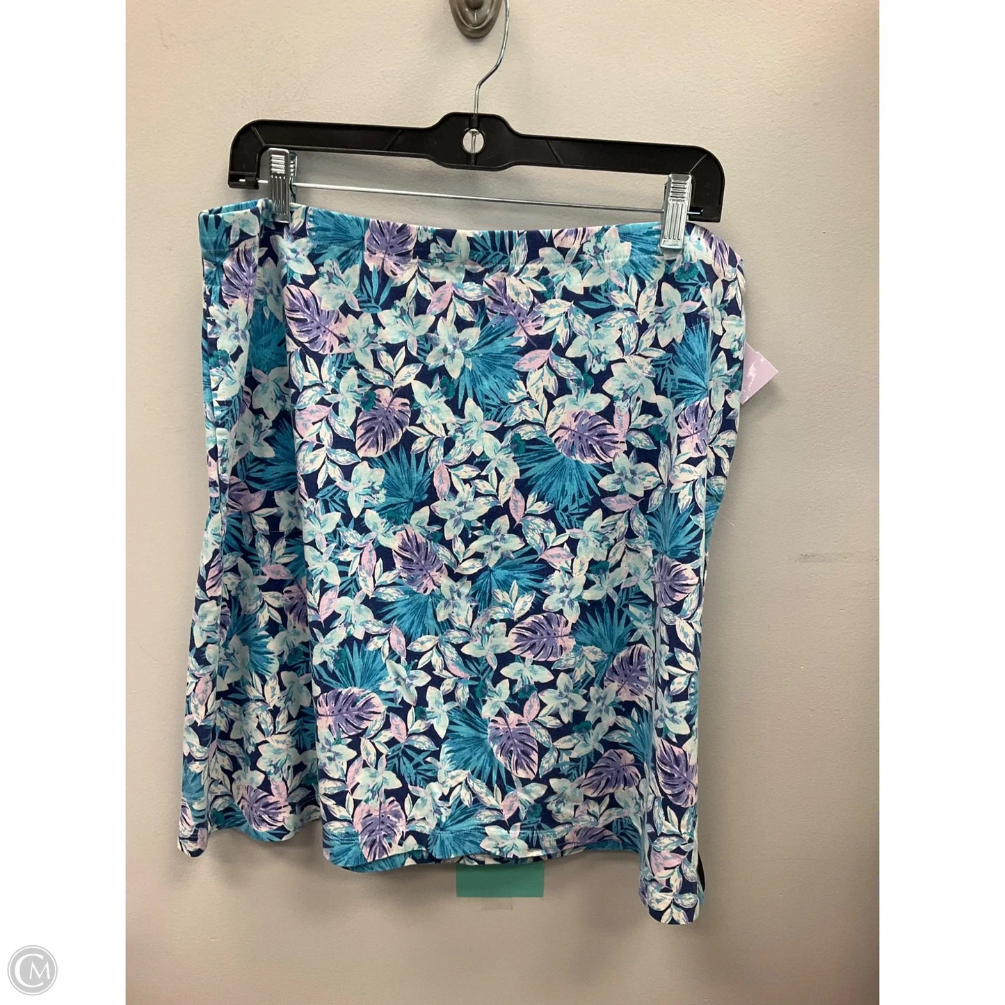 Skirt Mini & Short By J. Jill In Floral Print, Size: L