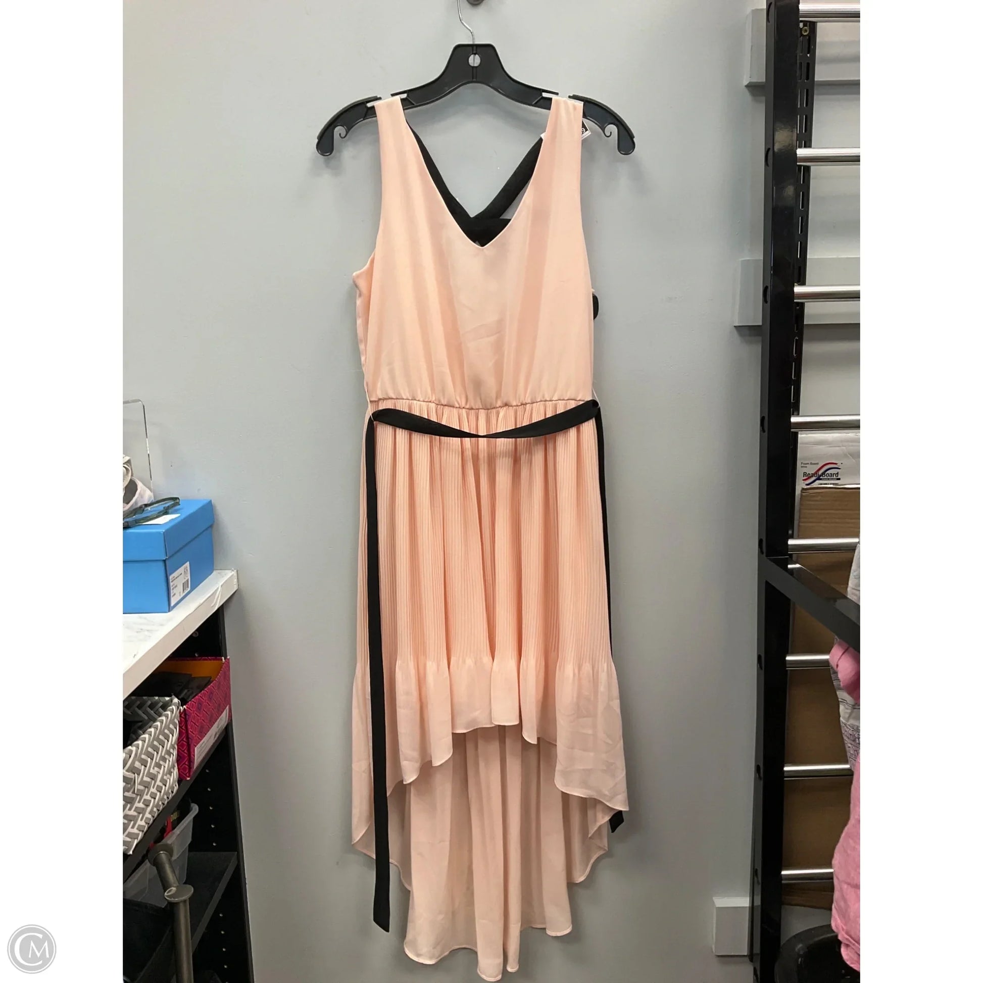 Dress Casual Midi By Lily Rose In Peach, Size: M