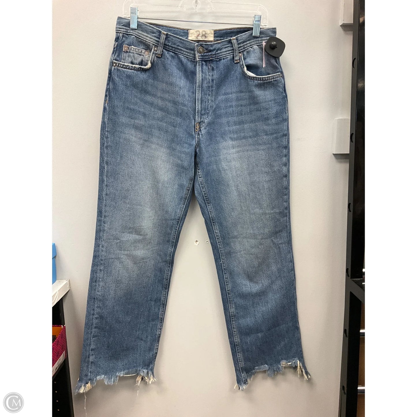 Jeans Cropped By We The Free In Blue Denim, Size: 6