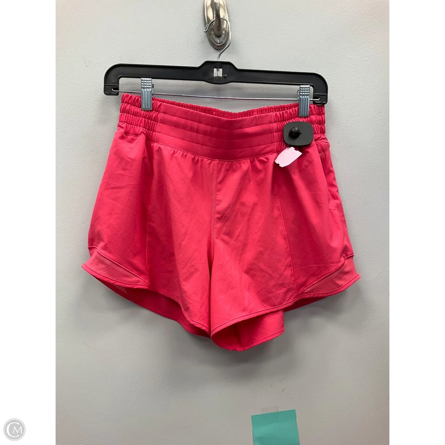 Athletic Shorts By Lululemon In Pink, Size: 8
