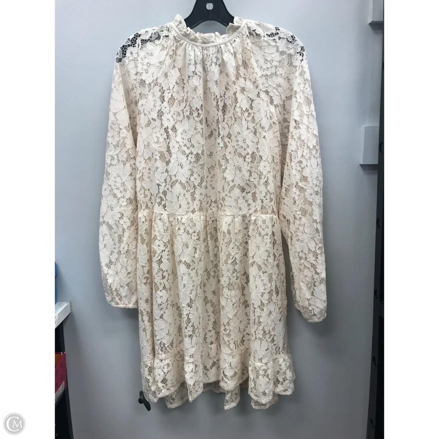 Dress Casual Short By Loft In Cream, Size: L