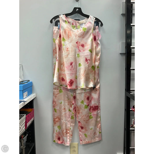 Pajamas 2pc By Inner Most In Floral Print, Size: S