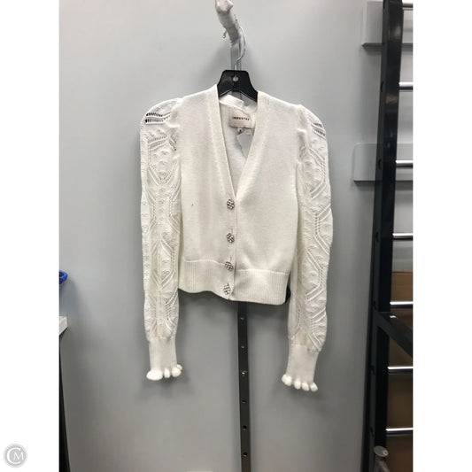 Sweater Cardigan By Industry In White, Size: S