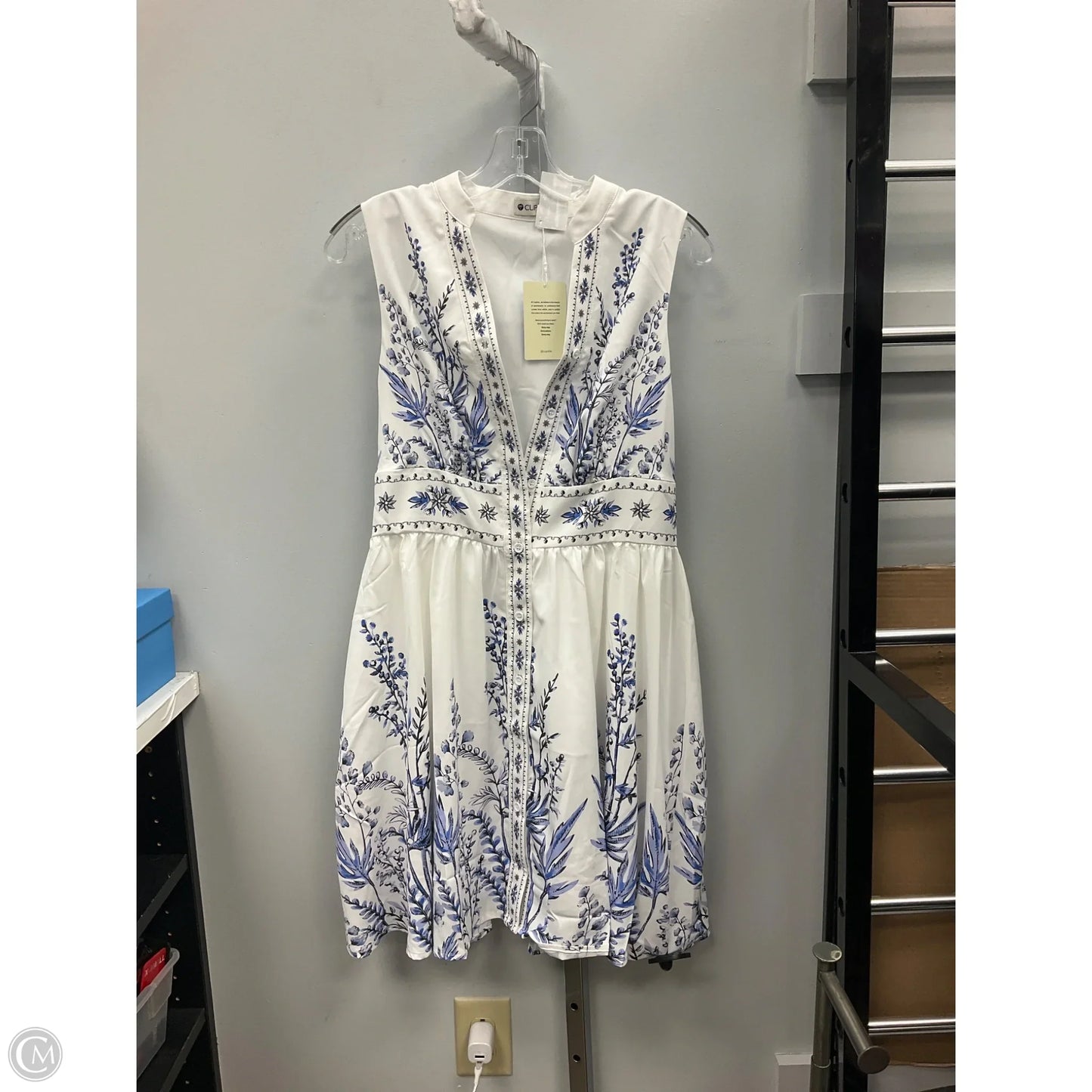Dress Casual Short By Cupshe In Purple & White, Size: Xs