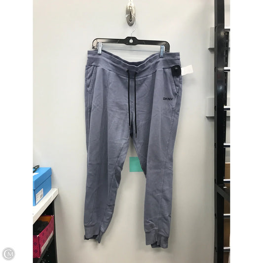 Athletic Pants By Dkny In Grey, Size: Xl