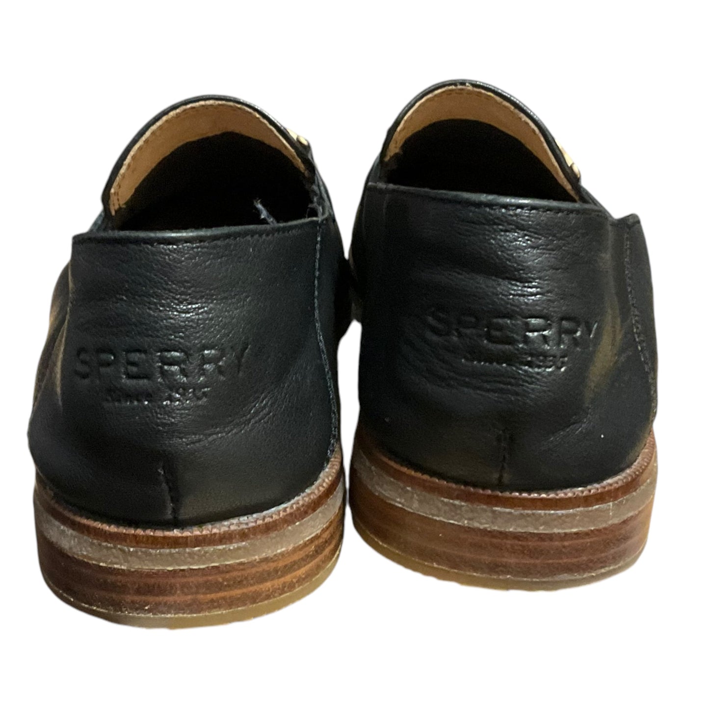 Shoes Flats By Sperry In Black, Size: 9.5