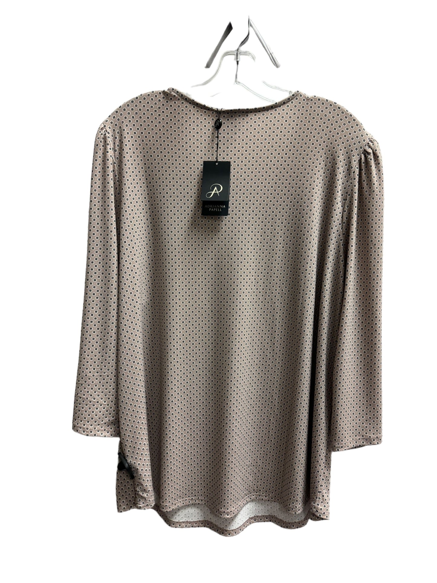 Top 3/4 Sleeve By Adrianna Papell  Size: 1x
