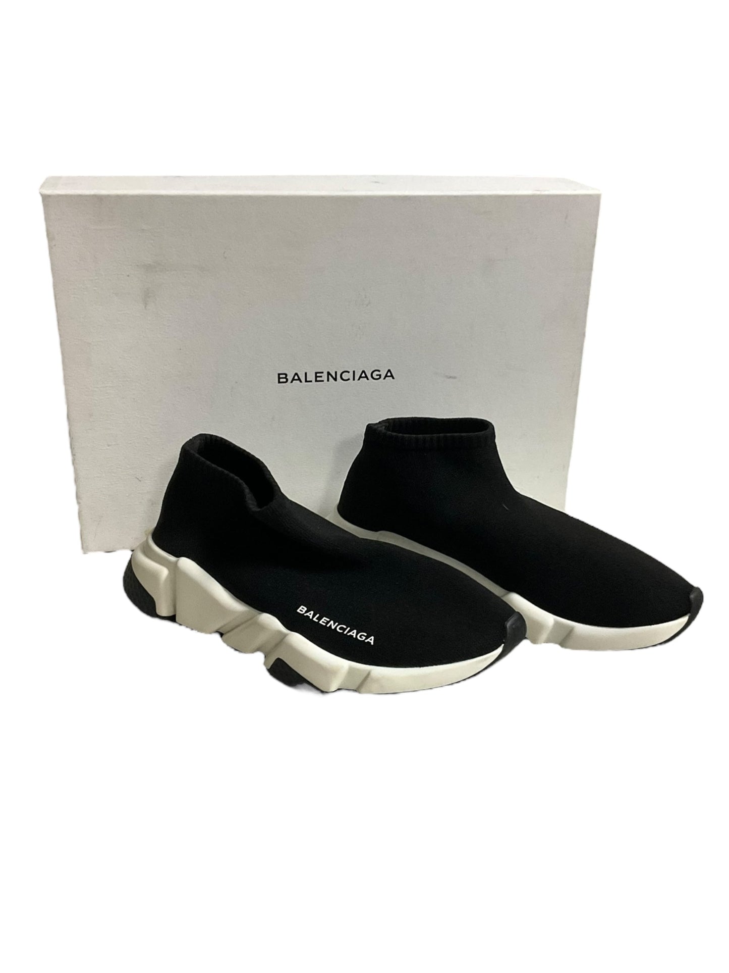 Black & White Shoes Luxury Designer Balenciaga, Size 8