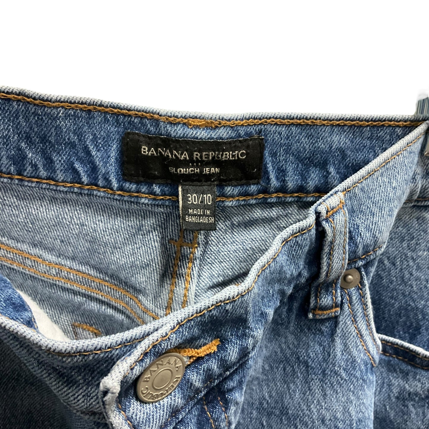 Jeans Boyfriend By Banana Republic In Blue, Size: 10