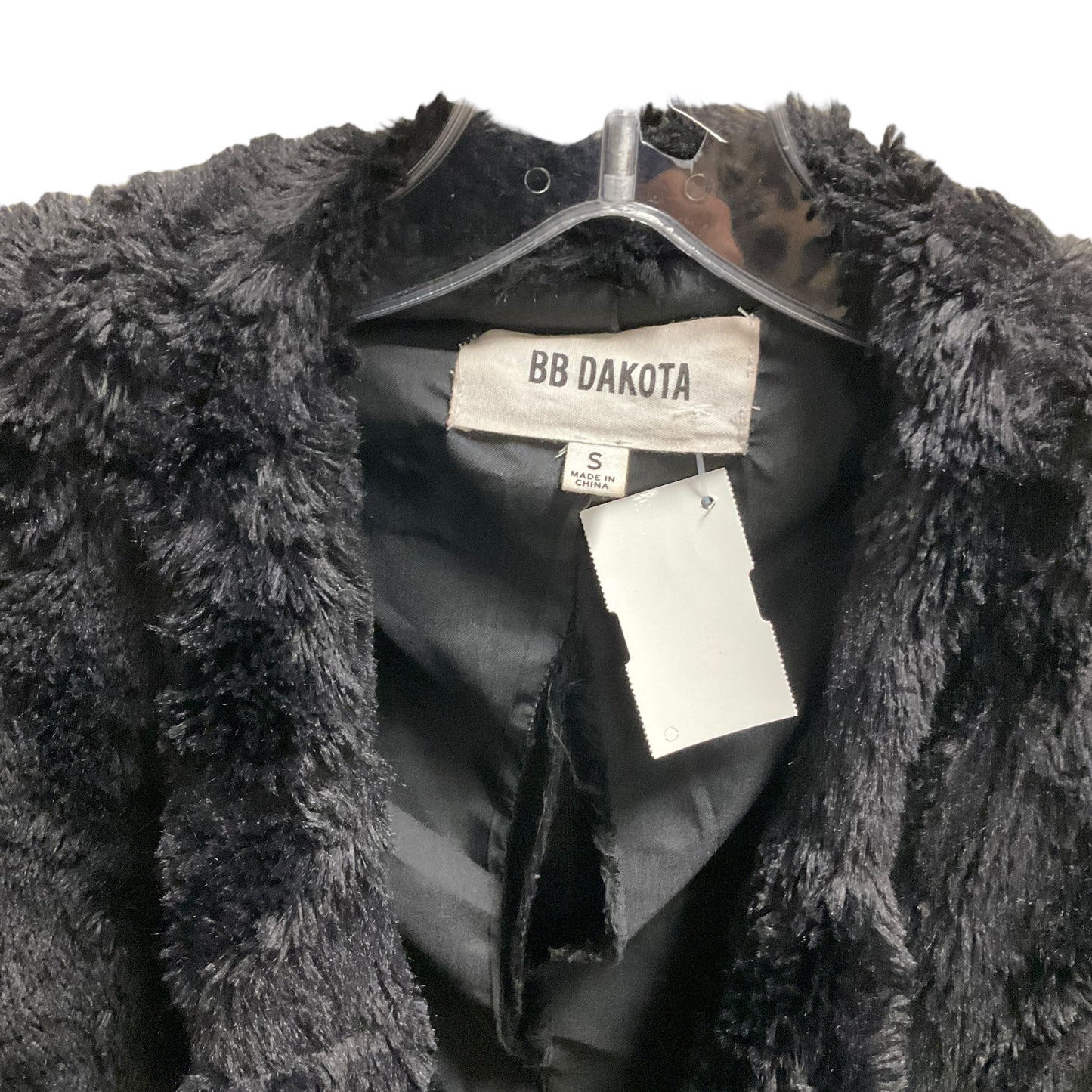 Jacket Faux Fur & Sherpa By Bb Dakota In Black, Size: S